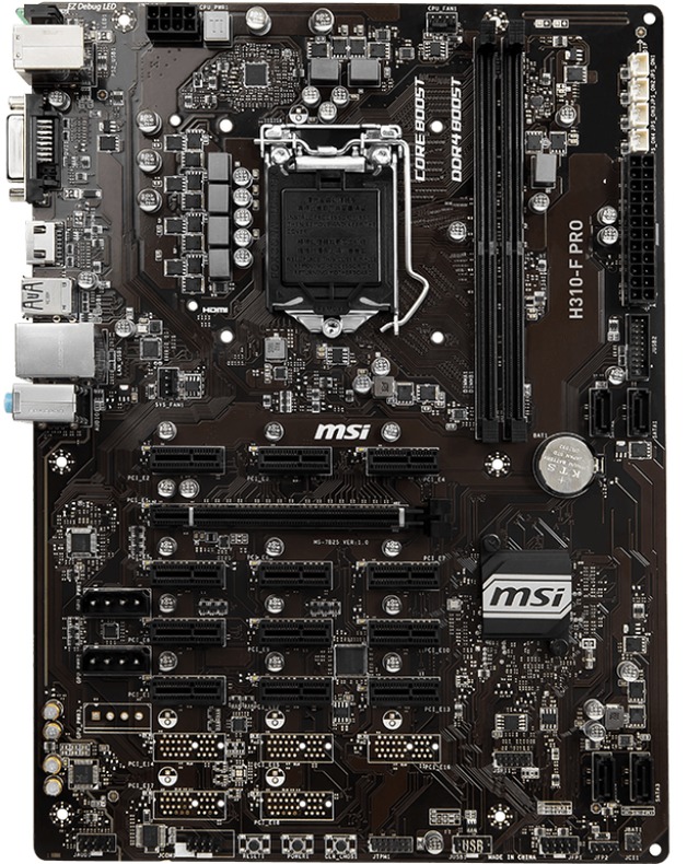 MSI H310-F PRO ATX Motherboard