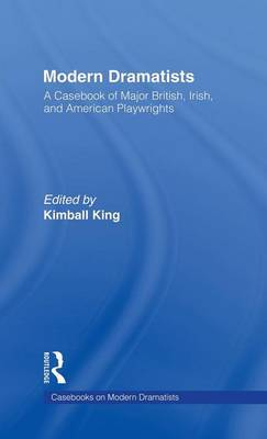 Modern Dramatists by Kimball King image