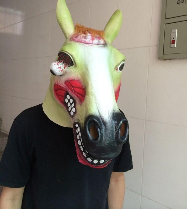 Zombie Horse Head Mask Men's at Mighty Ape NZ