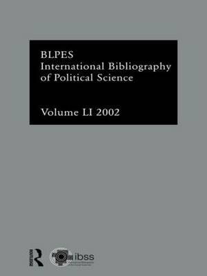 IBSS: Political Science: 2002 Vol.51 image