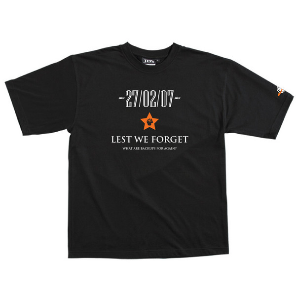 Lest We Forget - Tshirt (Black)