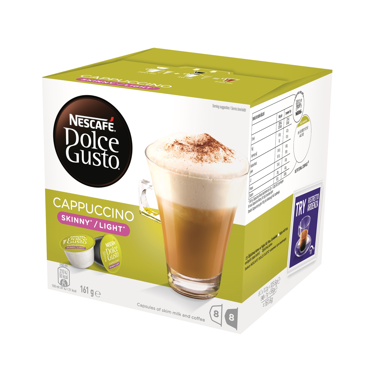 Nescafe Dolce Gusto (Skinny Cappucino, 8pk) image