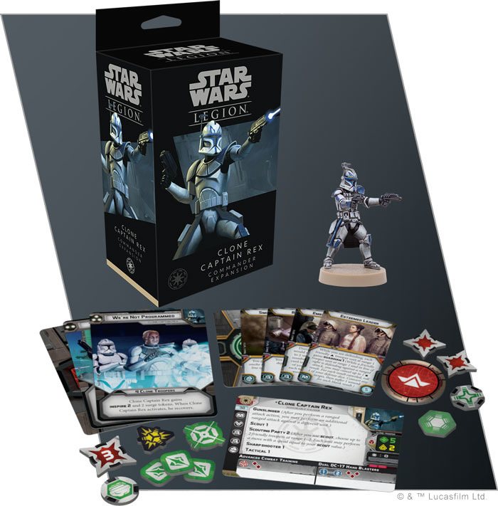 Star Wars Legion: Clone Captain Rex Commander Expansion