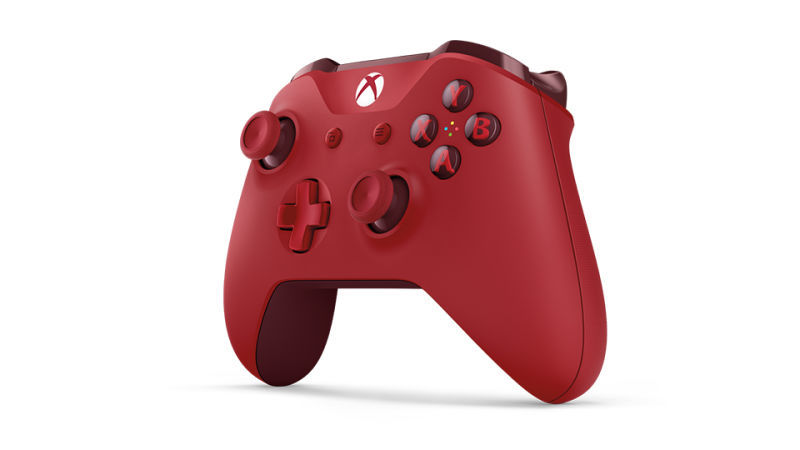 Xbox One Wireless Controller - Red (with Bluetooth) for Xbox One image