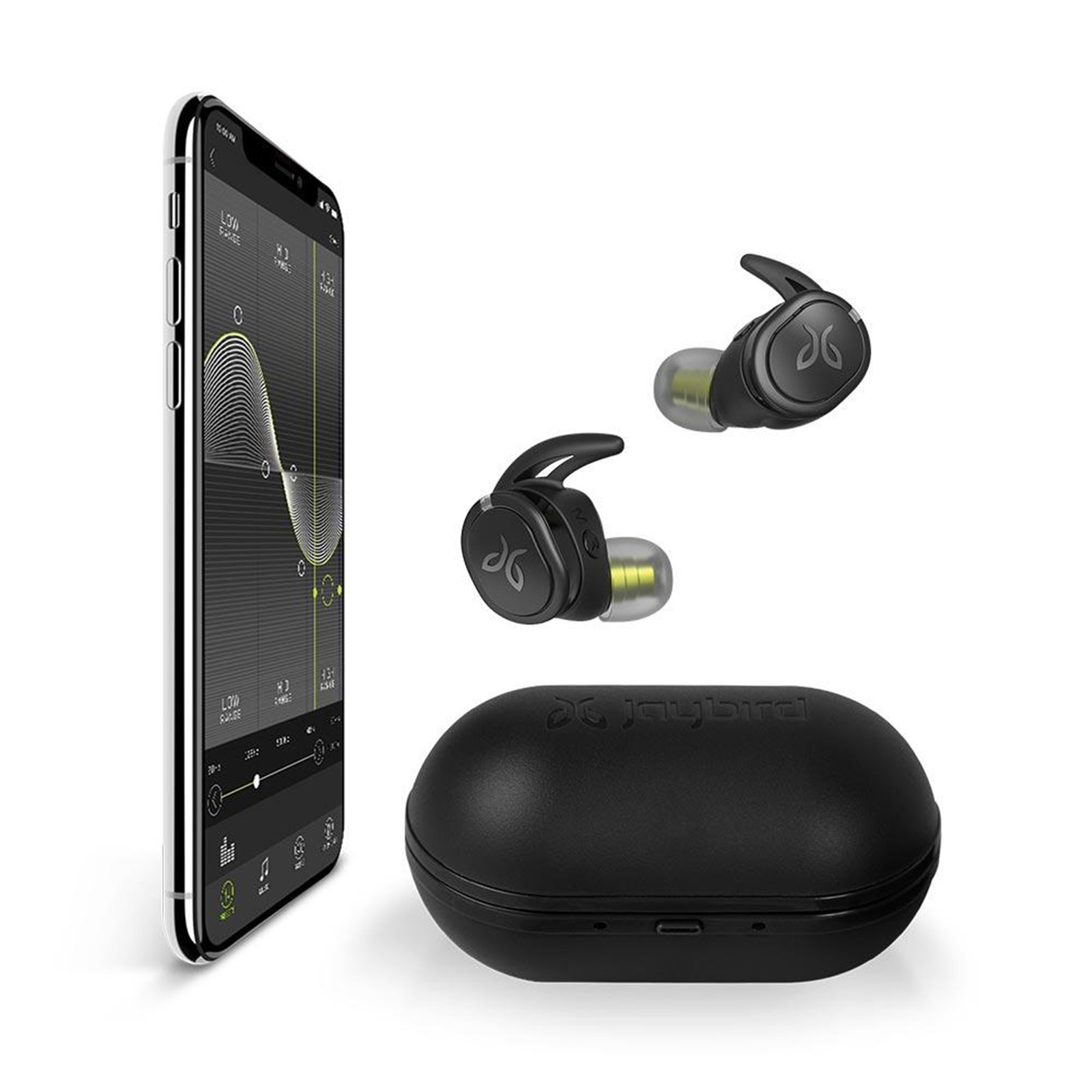 Jaybird RUN XT True Wireless Sport Headphones - Black/Flash image