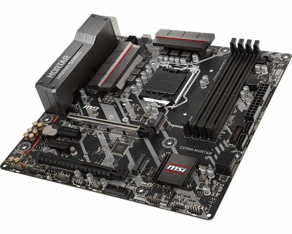 MSI Z370M MORTAR, Intel Z370, DDR4-4000, Dual M.2, MATX MotherBoard image