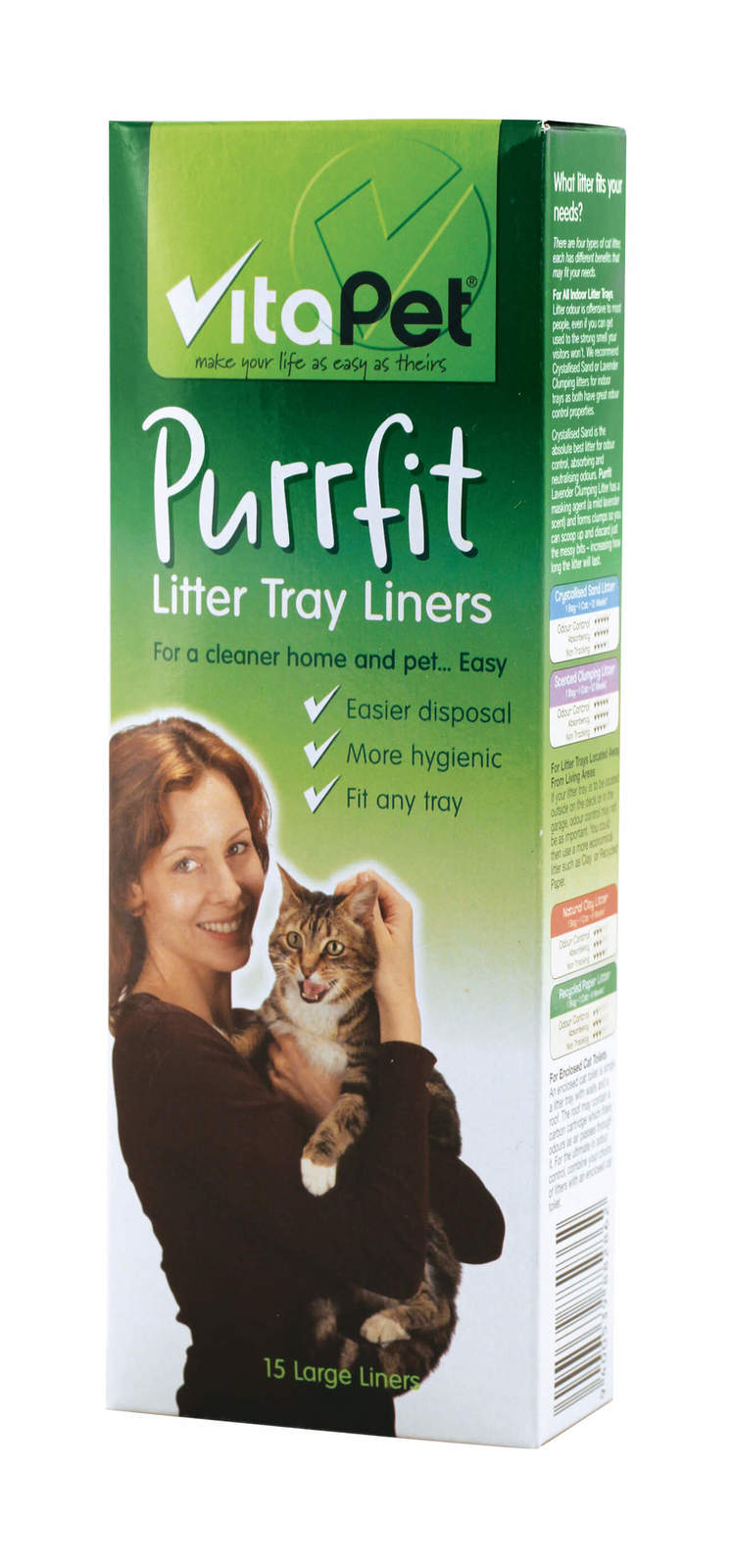 Vitapet: Litter Tray Liners (15 Pack) image