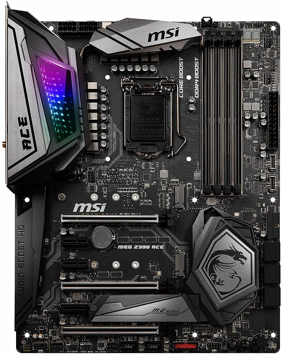 MSI Meg Z390 Ace 300 Series Intel Motherboard at Mighty Ape Australia
