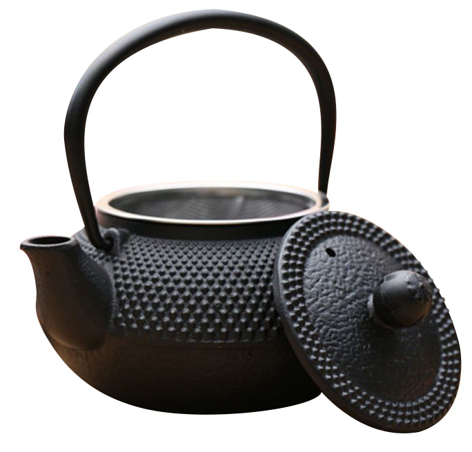 Black Hobnail Cast Iron Teapot (800ml) image