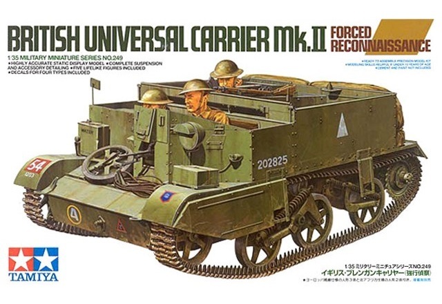 Tamiya 1/35 British Universal Carrier Mk.II Forced Reconnaissance - Model Kit image