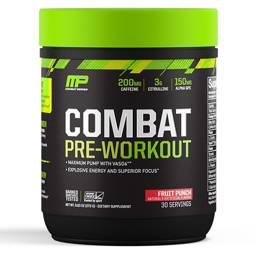 MusclePharm Combat Pre-Workout - Fruit Punch (30 Serves) image