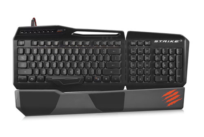 Mad Catz STRIKE 3 Gaming Keyboard (Black) for image