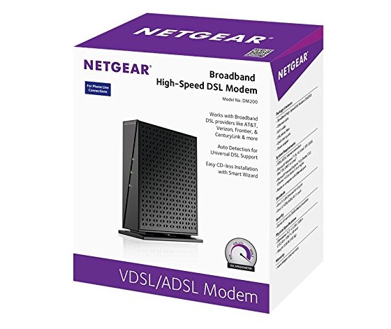 Netgear: DM200 Broadband High-Speed VDSL/ADSL Ethernet Modem image