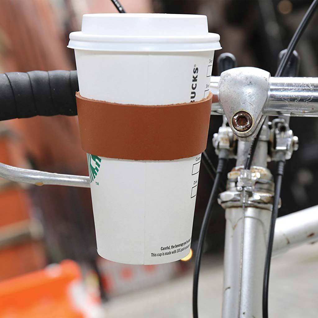 Leather Bike Cup Holder image