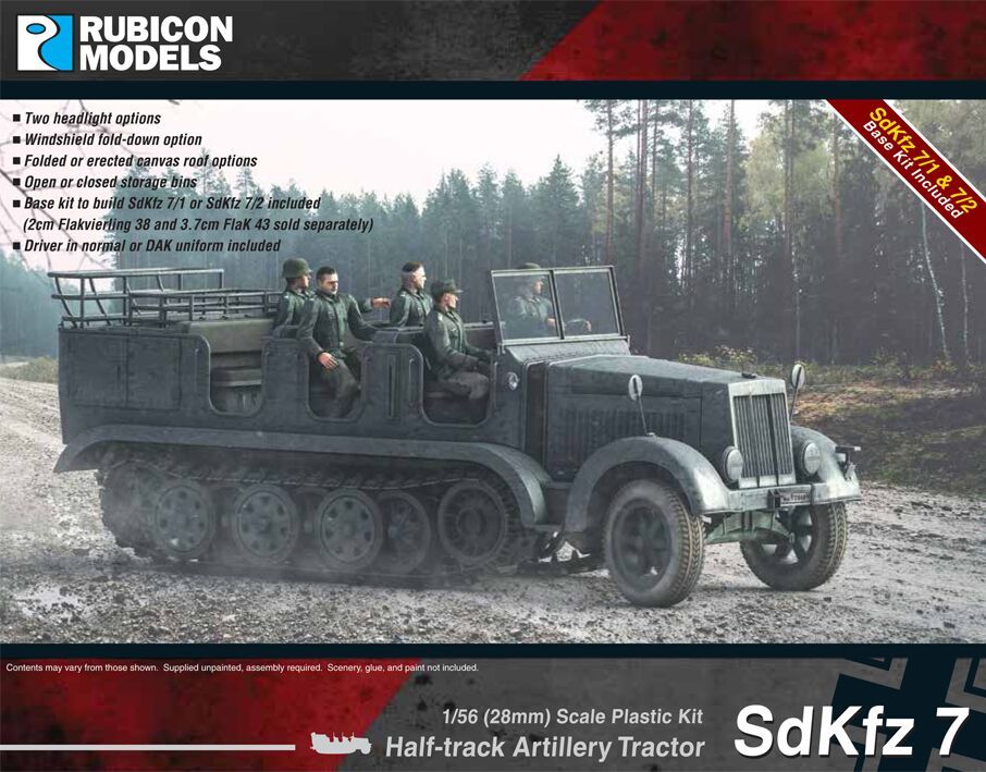 Rubicon 1/56 SdKfz 7 Halftrack image