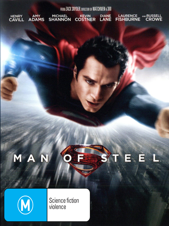 Man of Steel on DVD image