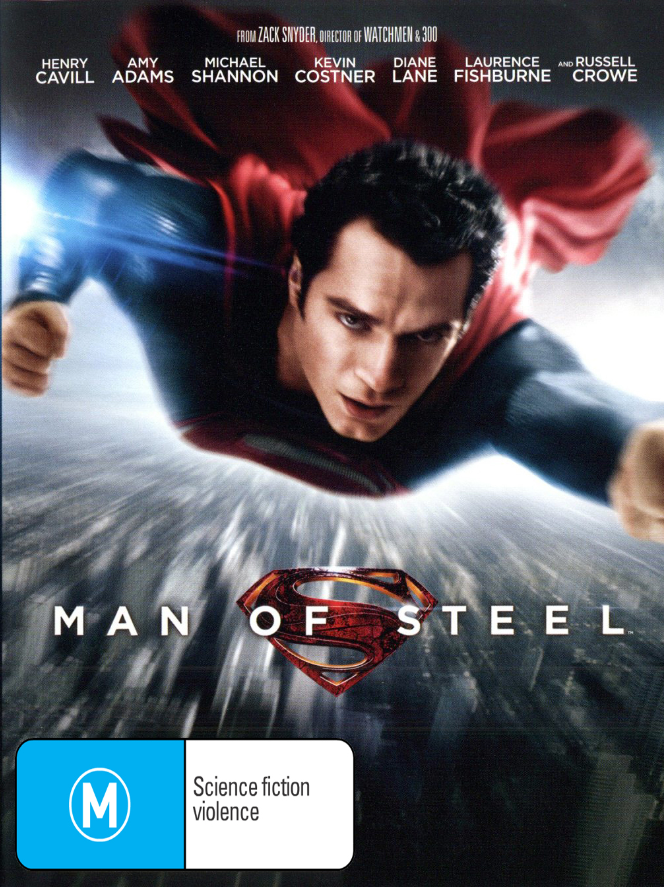 Man of Steel on DVD