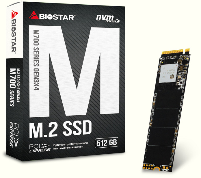 512GB BIOSTAR M700 M.2 NVMe PCIe SSD image