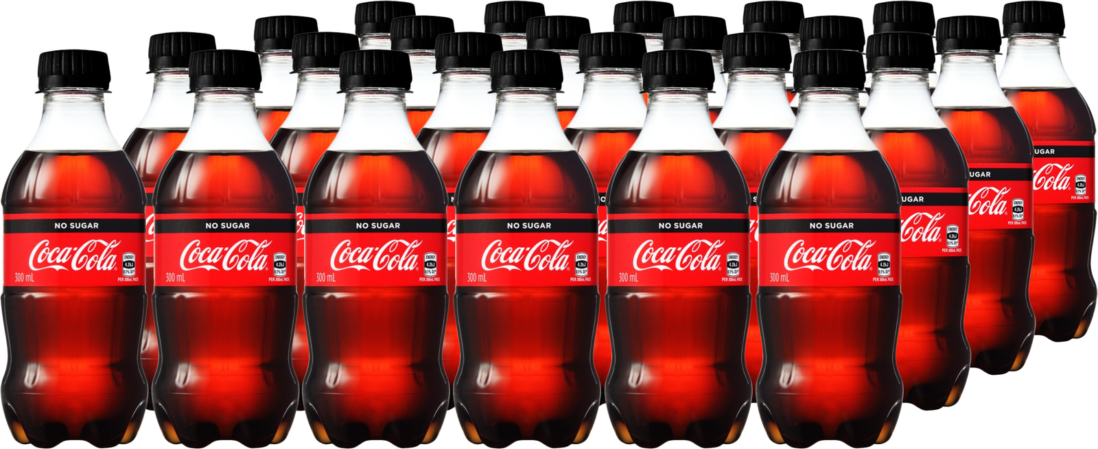 Coca-Cola No Sugar 300ml (24 Pack) image