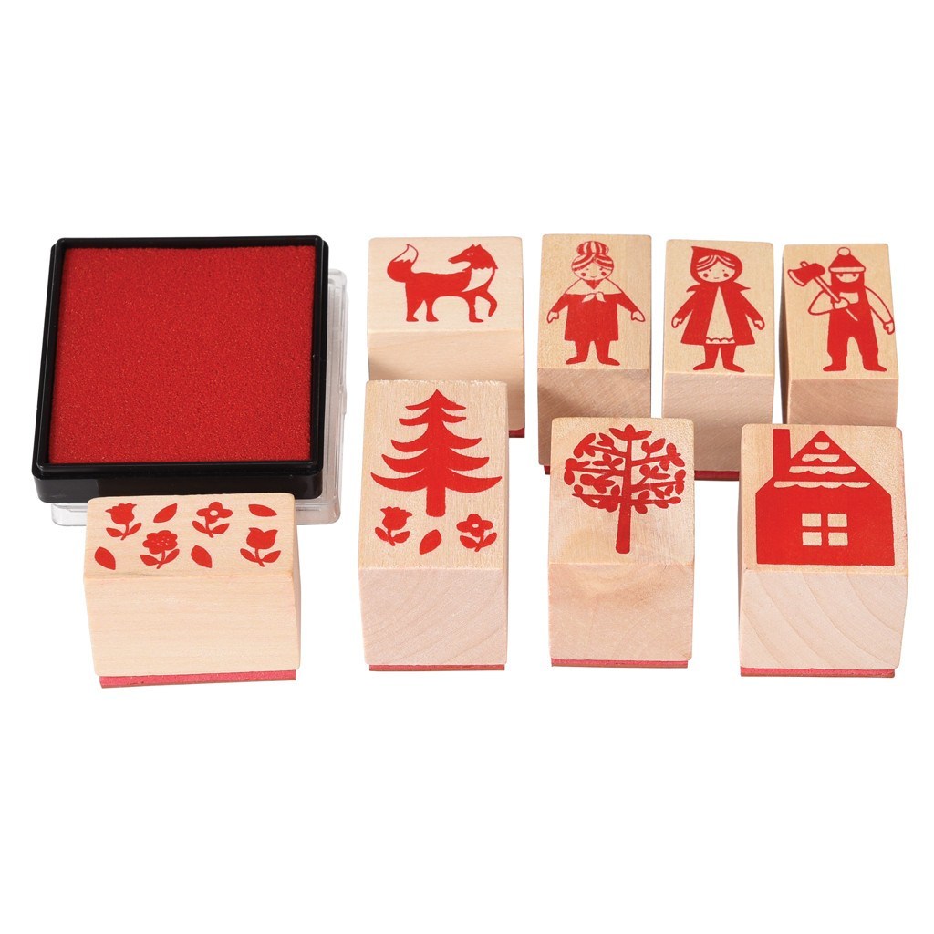 Red Riding Hood Stamp Set image