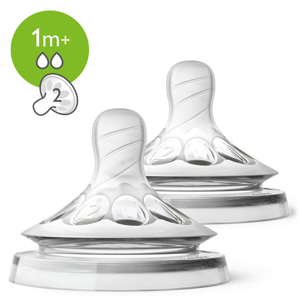 Avent: Natural Teat Slow Flow (2 Pack) image