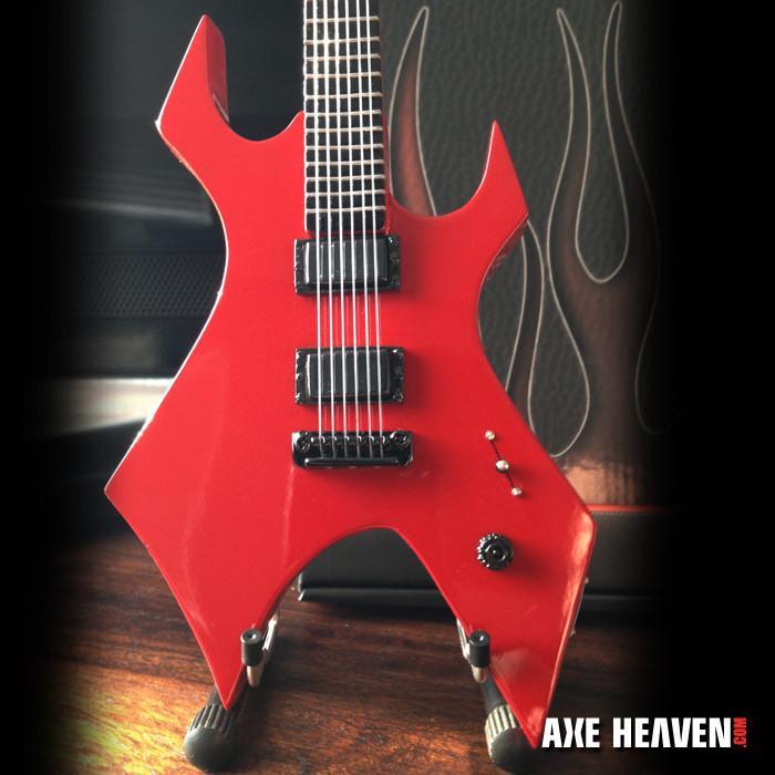 Axe Heaven: Miniature Replica - Mick Thompson Guitar (Red Warlock) image