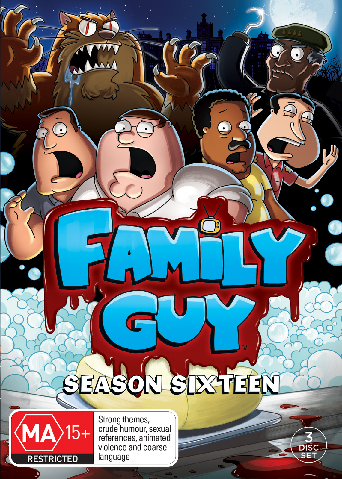 Family Guy: Season 16 (3 Disc Set) on DVD image