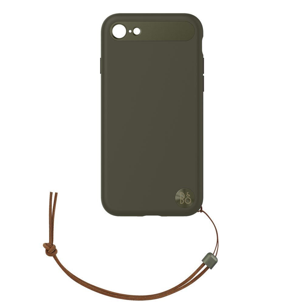 B&O Leather Case for iPhone 8 & iPhone 7 - BlackB&O Case with Lanyard for iPhone 8 & iPhone 7 - Moss Green image