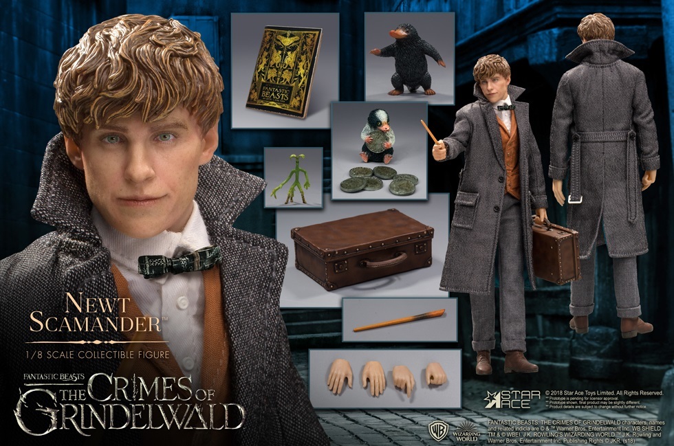 Fantastic Beasts 2: Newt Scamander - 1:8 Scale Articulated Figure image