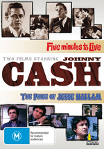 Two Films Starring Johnny Cash - Five Minutes To Live / The Pride Of Jesse Hallam (2 Disc Set) on DVD Two Films Starring Johnny Cash - Five Minutes To Live / The Pride Of Jesse Hallam (2 Disc Set) on DVD