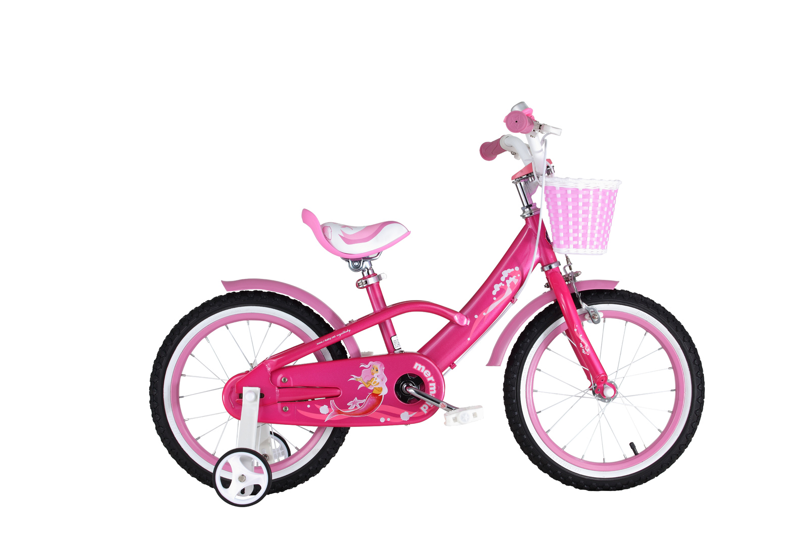 RoyalBaby: Mermaid G-3 - 14" Girl's Bike (Pink) image