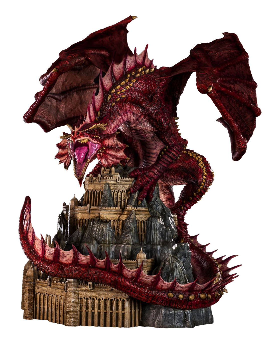 Klauth Red Dragon 24" Premium Statue at Mighty Ape NZ