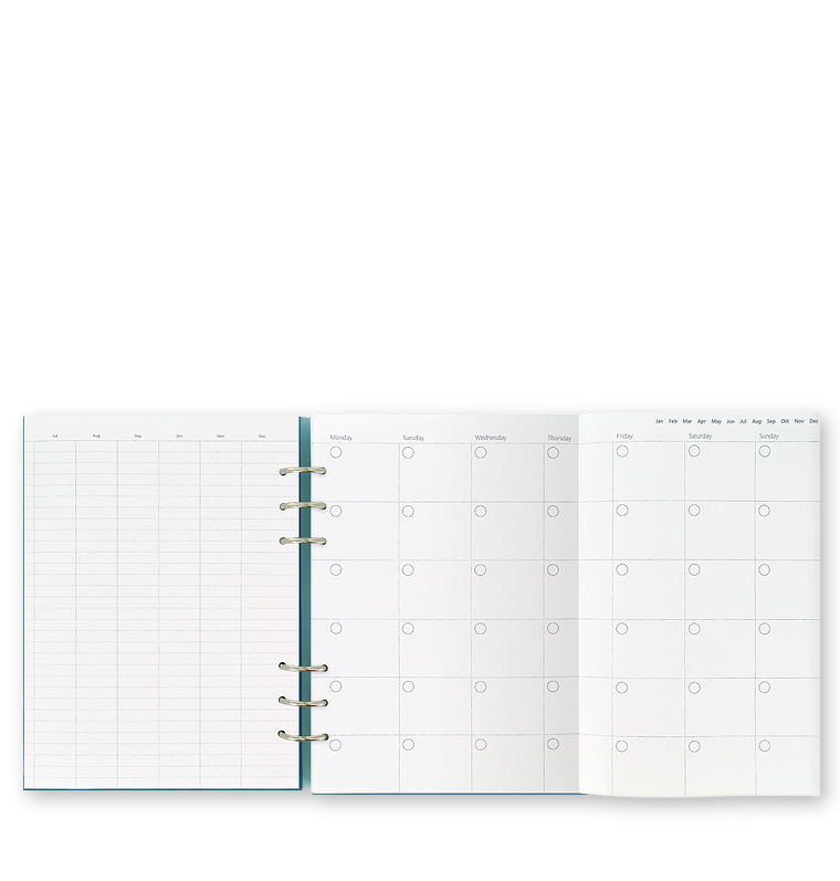 Filofax - A5 Clipbook - Petrol Blue image