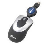 Targus Wired Mini Mouse with Retractable USB Cord Targus Wired Mini Mouse with Retractable USB Cord