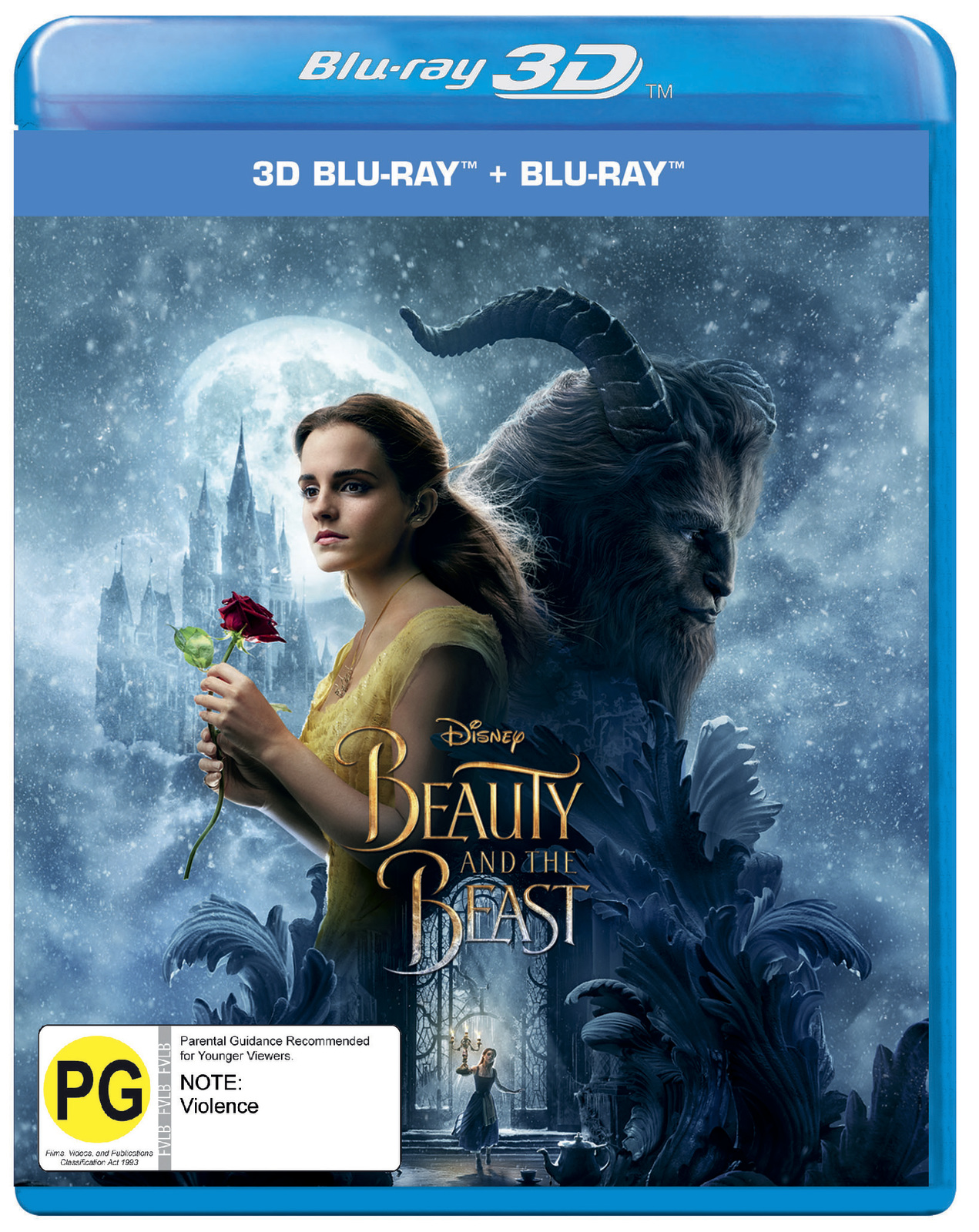 Beauty And The Beast (2017) on Blu-ray, 3D Blu-ray image