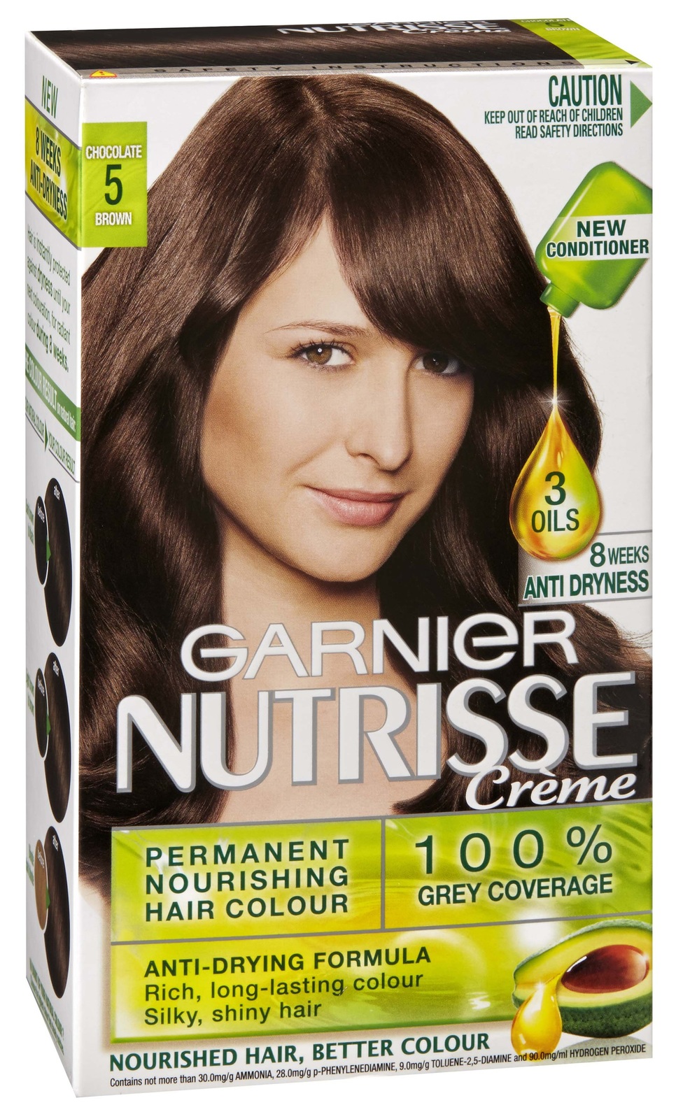Buy Garnier Nutrisse Hair Colour 50 Chocolate Brown At Mighty Ape NZ
