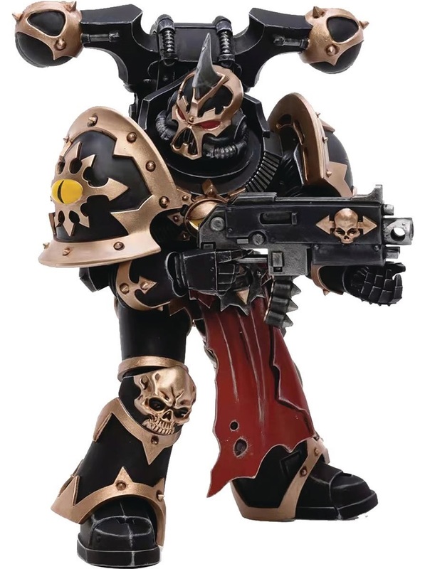 Joy Toy: Warhammer 40K - Black Legion Chaos Marine (E) - 1:18 Scale Figure