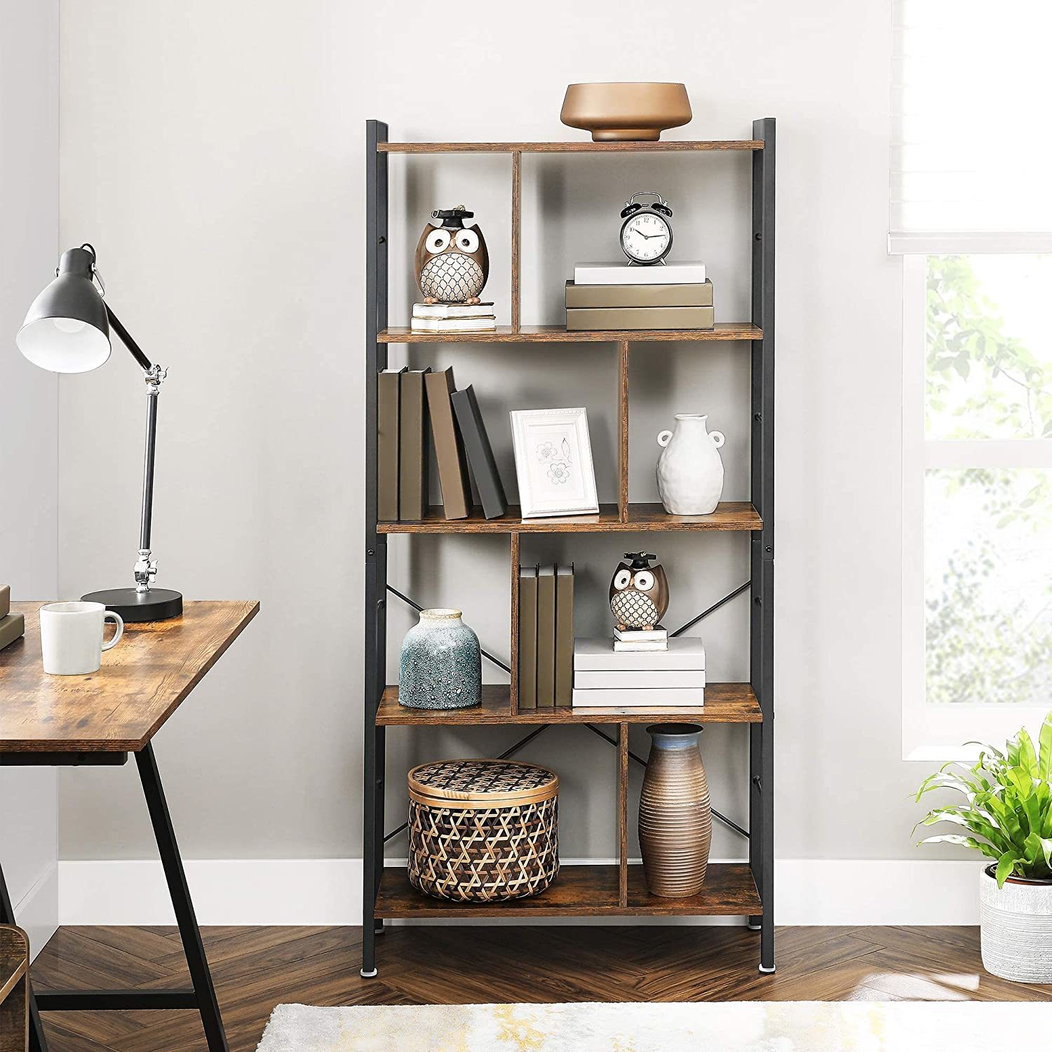 Buy Vasagle Home Office Book Shelf 4Tier at Mighty Ape NZ