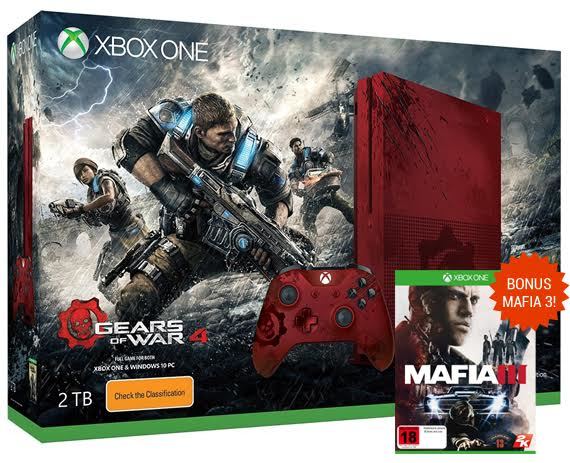 Xbox One S 2TB Gears of War 4 Limited Edition Console for Xbox One image