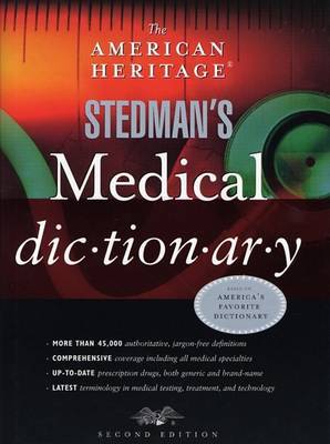 The "American Heritage" Stedman's Medical Dictionary by Thomas Lathrop Stedman image