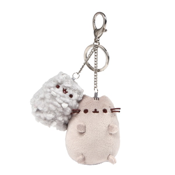 Pusheen And Stormy Deluxe Keychain Clip