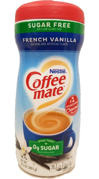 Nestle Coffee-Mate Sugar Free French Vanilla Powder image