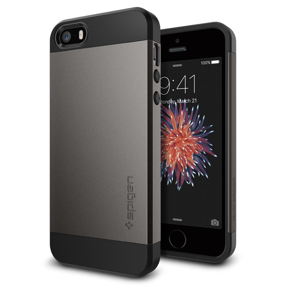 Spigen: iPhone SE/5s/5 Slim Armour Case - (Gunmetal) image