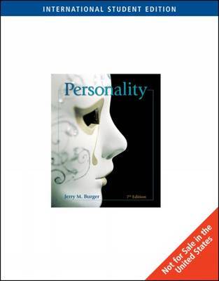 Personality by Jerry M Burger image
