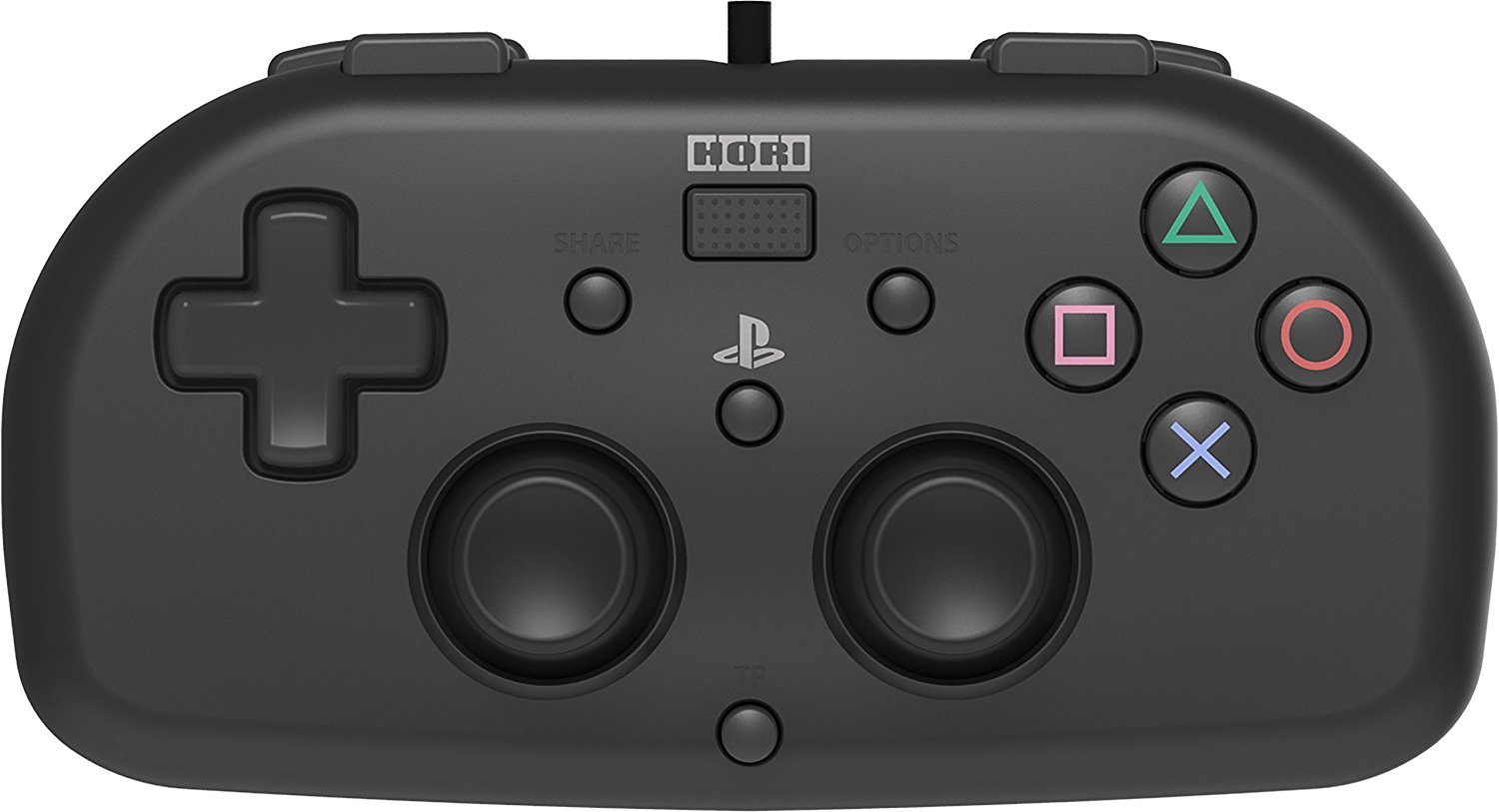 PS4 Mini Wired Gamepad (Black) by Hori PS4 Buy Now at Mighty Ape NZ
