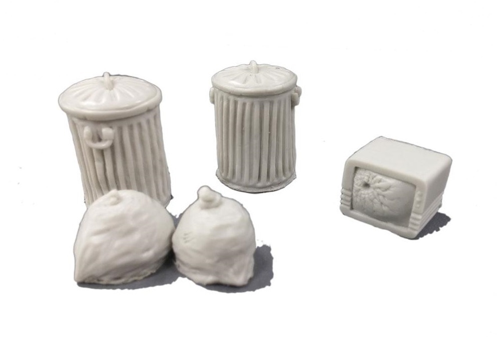 TTCombat: Tabletop Scenics - Back Alley Accessories image