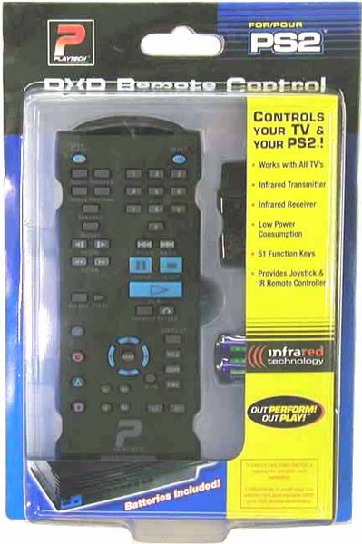 Playtech PS2 DVD Remote for PlayStation 2 image