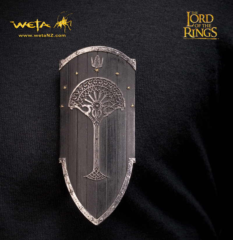 Lord of the Rings Mini Replica Numenorean Shield by Weta at Mighty Ape NZ Lord of the Rings Mini Replica Numenorean Shield by Weta at Mighty Ape NZ