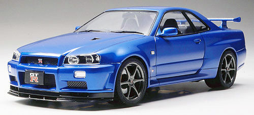 Tamiya Nissan R34 Skyline GT-R V-Spec II 1/24 Kitset Model image