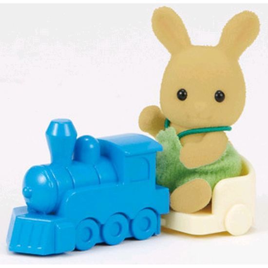 Sylvanian Families: Orcher Rabbit Baby with Train image